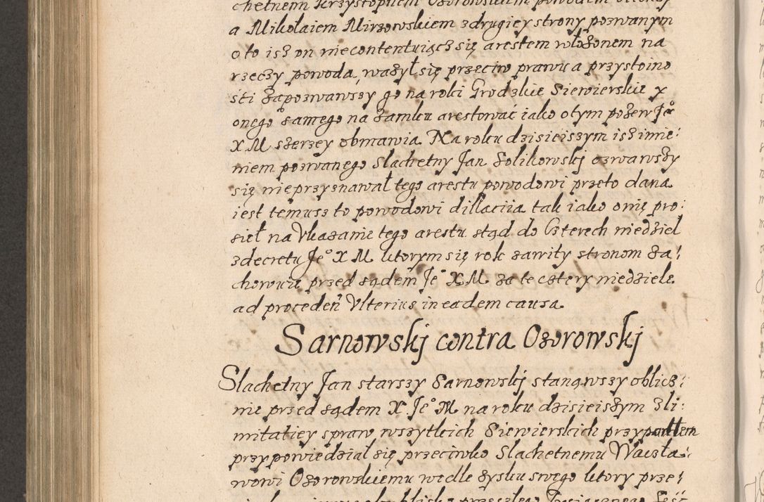 Zdjęcie nr 677 dla obiektu archiwalnego: Acta foris saecularis coram R. D. Bernardo Maciejowski, episcopo Cracoviensi, duce Severiensis ex annis 1600 - 1606.