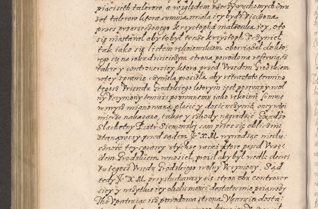 Zdjęcie nr 665 dla obiektu archiwalnego: Acta foris saecularis coram R. D. Bernardo Maciejowski, episcopo Cracoviensi, duce Severiensis ex annis 1600 - 1606.