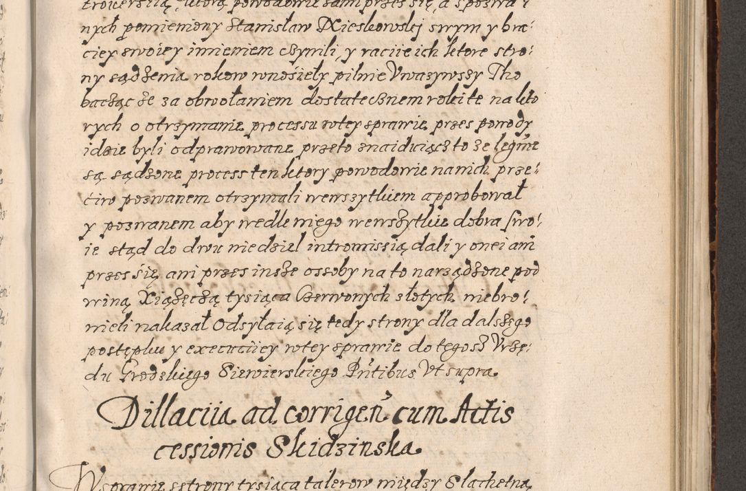 Zdjęcie nr 660 dla obiektu archiwalnego: Acta foris saecularis coram R. D. Bernardo Maciejowski, episcopo Cracoviensi, duce Severiensis ex annis 1600 - 1606.