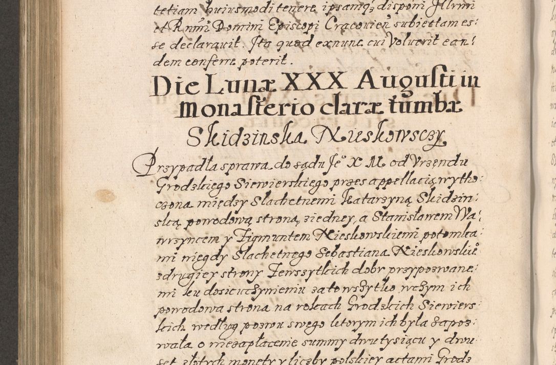 Zdjęcie nr 655 dla obiektu archiwalnego: Acta foris saecularis coram R. D. Bernardo Maciejowski, episcopo Cracoviensi, duce Severiensis ex annis 1600 - 1606.