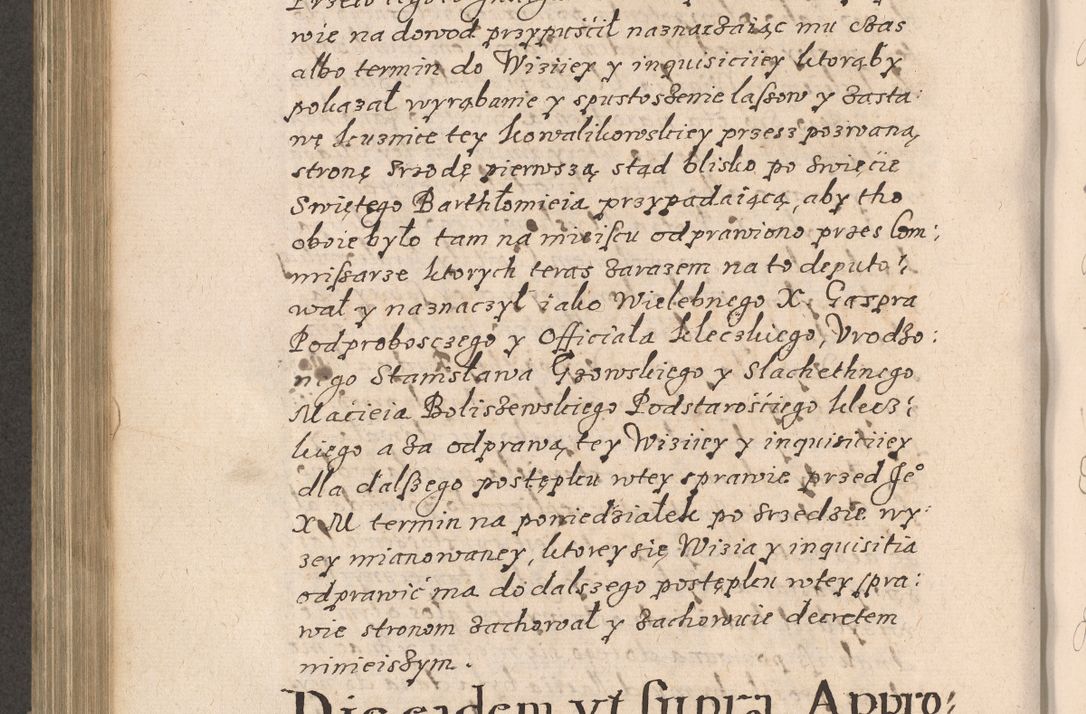 Zdjęcie nr 647 dla obiektu archiwalnego: Acta foris saecularis coram R. D. Bernardo Maciejowski, episcopo Cracoviensi, duce Severiensis ex annis 1600 - 1606.