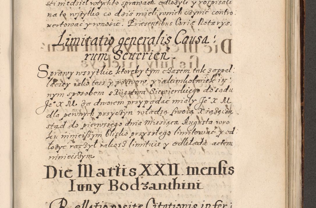 Zdjęcie nr 644 dla obiektu archiwalnego: Acta foris saecularis coram R. D. Bernardo Maciejowski, episcopo Cracoviensi, duce Severiensis ex annis 1600 - 1606.
