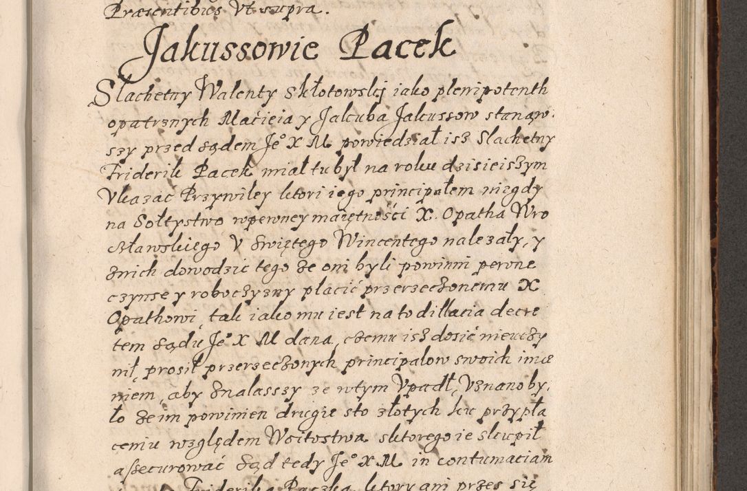 Zdjęcie nr 642 dla obiektu archiwalnego: Acta foris saecularis coram R. D. Bernardo Maciejowski, episcopo Cracoviensi, duce Severiensis ex annis 1600 - 1606.