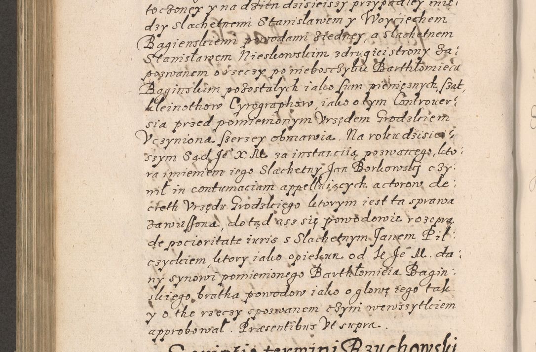 Zdjęcie nr 643 dla obiektu archiwalnego: Acta foris saecularis coram R. D. Bernardo Maciejowski, episcopo Cracoviensi, duce Severiensis ex annis 1600 - 1606.