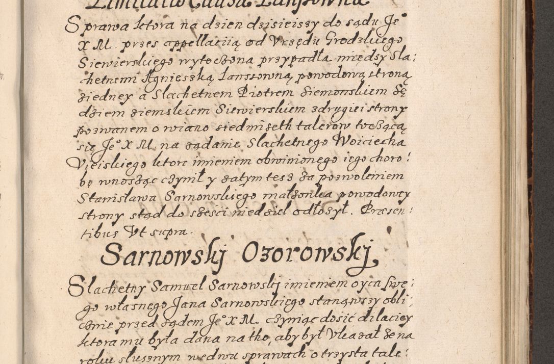 Zdjęcie nr 640 dla obiektu archiwalnego: Acta foris saecularis coram R. D. Bernardo Maciejowski, episcopo Cracoviensi, duce Severiensis ex annis 1600 - 1606.