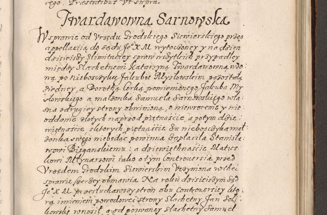 Zdjęcie nr 630 dla obiektu archiwalnego: Acta foris saecularis coram R. D. Bernardo Maciejowski, episcopo Cracoviensi, duce Severiensis ex annis 1600 - 1606.