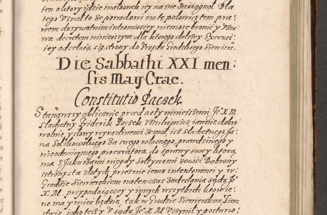 Zdjęcie nr 808 dla obiektu archiwalnego: Acta foris saecularis coram R. D. Bernardo Maciejowski, episcopo Cracoviensi, duce Severiensis ex annis 1600 - 1606.