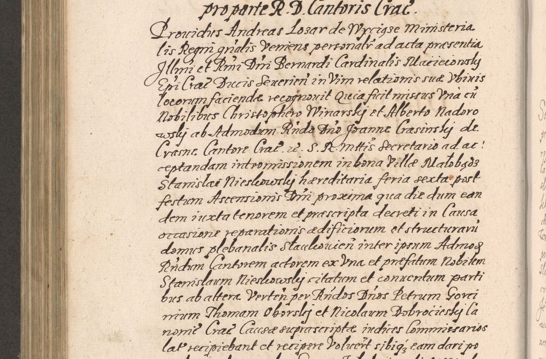 Zdjęcie nr 809 dla obiektu archiwalnego: Acta foris saecularis coram R. D. Bernardo Maciejowski, episcopo Cracoviensi, duce Severiensis ex annis 1600 - 1606.