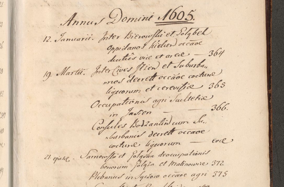 Zdjęcie nr 1096 dla obiektu archiwalnego: Acta foris saecularis coram R. D. Bernardo Maciejowski, episcopo Cracoviensi, duce Severiensis ex annis 1600 - 1606.