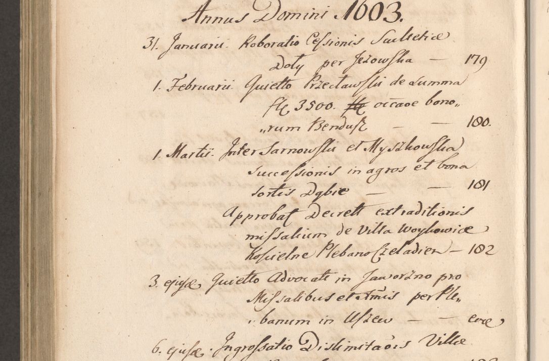 Zdjęcie nr 1091 dla obiektu archiwalnego: Acta foris saecularis coram R. D. Bernardo Maciejowski, episcopo Cracoviensi, duce Severiensis ex annis 1600 - 1606.