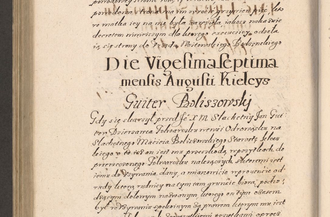 Zdjęcie nr 1083 dla obiektu archiwalnego: Acta foris saecularis coram R. D. Bernardo Maciejowski, episcopo Cracoviensi, duce Severiensis ex annis 1600 - 1606.