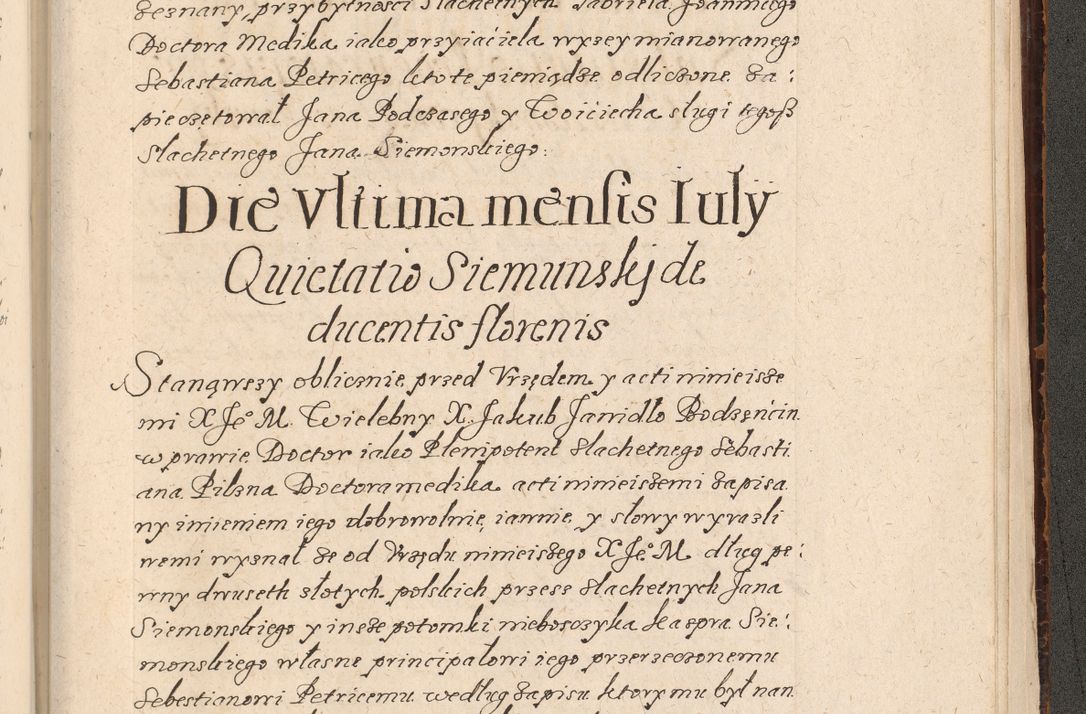 Zdjęcie nr 1080 dla obiektu archiwalnego: Acta foris saecularis coram R. D. Bernardo Maciejowski, episcopo Cracoviensi, duce Severiensis ex annis 1600 - 1606.