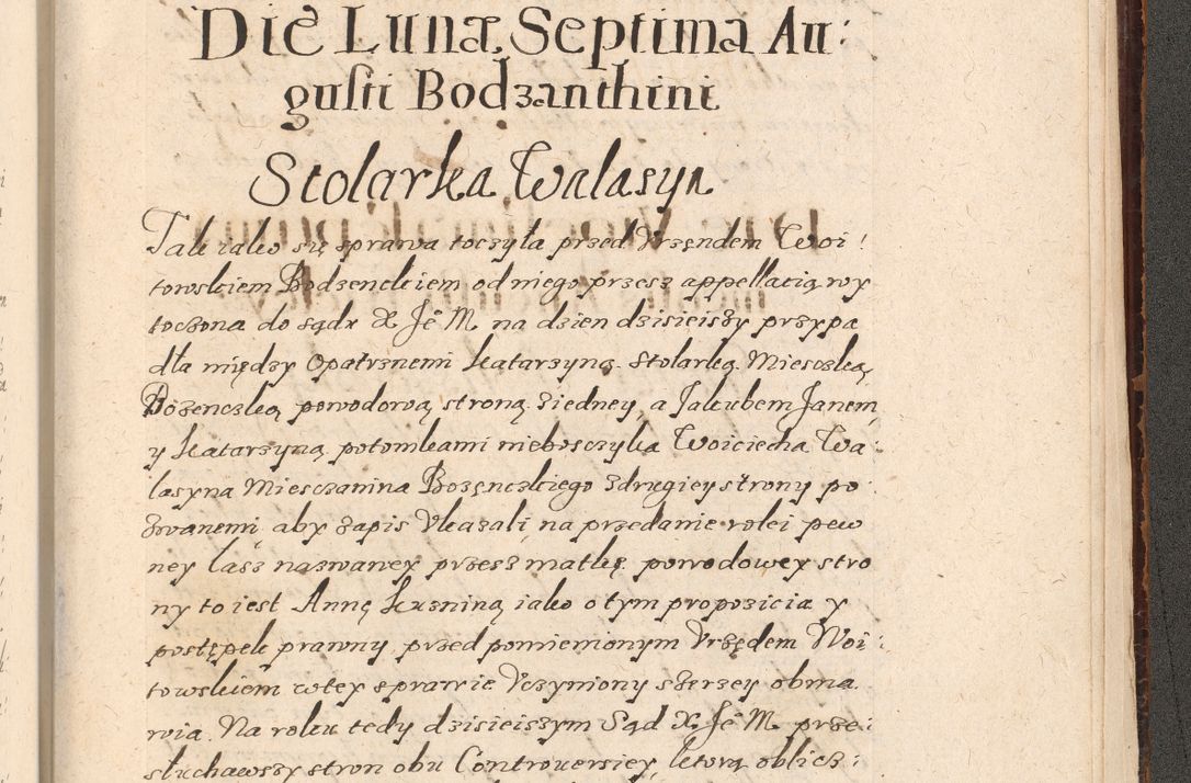 Zdjęcie nr 1082 dla obiektu archiwalnego: Acta foris saecularis coram R. D. Bernardo Maciejowski, episcopo Cracoviensi, duce Severiensis ex annis 1600 - 1606.