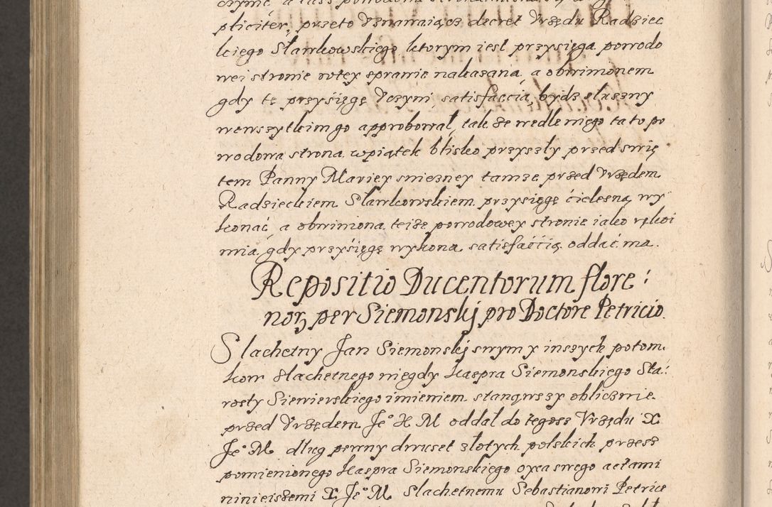 Zdjęcie nr 1079 dla obiektu archiwalnego: Acta foris saecularis coram R. D. Bernardo Maciejowski, episcopo Cracoviensi, duce Severiensis ex annis 1600 - 1606.