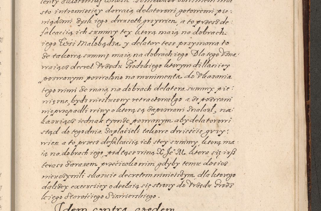 Zdjęcie nr 1072 dla obiektu archiwalnego: Acta foris saecularis coram R. D. Bernardo Maciejowski, episcopo Cracoviensi, duce Severiensis ex annis 1600 - 1606.