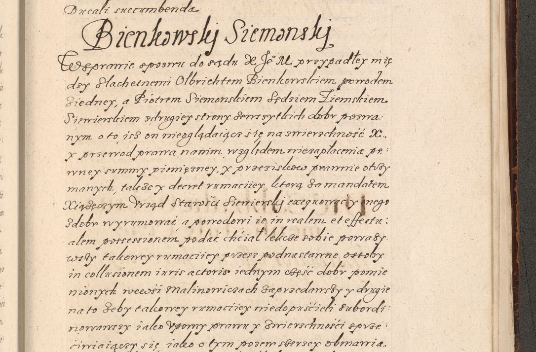 Zdjęcie nr 1070 dla obiektu archiwalnego: Acta foris saecularis coram R. D. Bernardo Maciejowski, episcopo Cracoviensi, duce Severiensis ex annis 1600 - 1606.