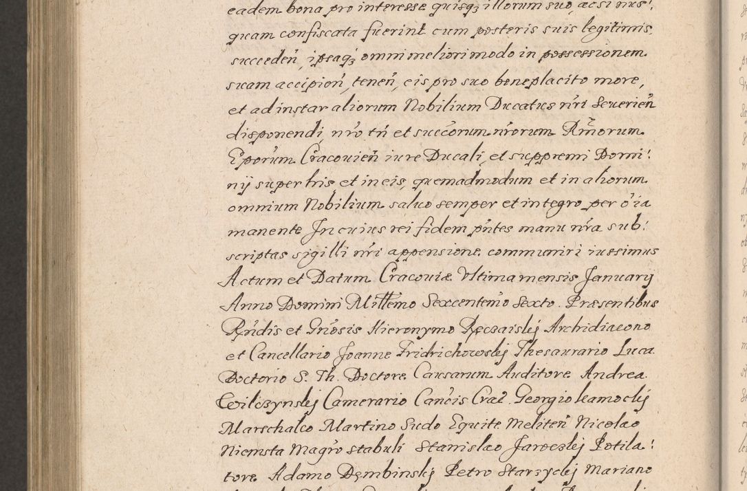 Zdjęcie nr 1059 dla obiektu archiwalnego: Acta foris saecularis coram R. D. Bernardo Maciejowski, episcopo Cracoviensi, duce Severiensis ex annis 1600 - 1606.