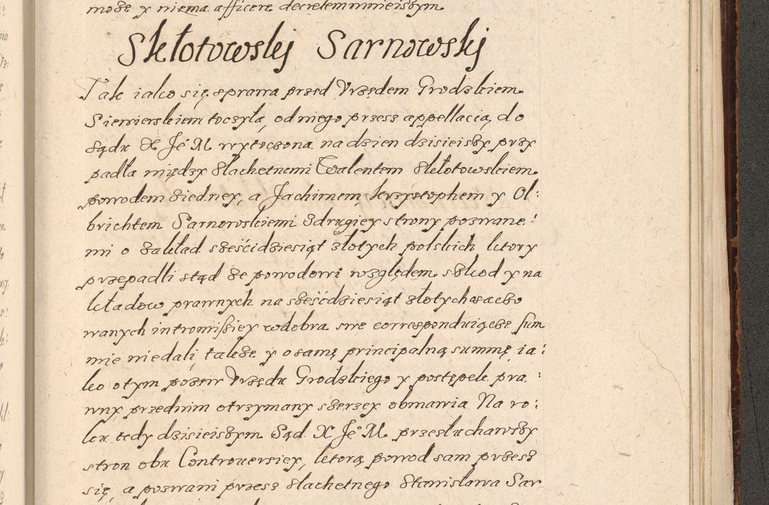 Zdjęcie nr 1056 dla obiektu archiwalnego: Acta foris saecularis coram R. D. Bernardo Maciejowski, episcopo Cracoviensi, duce Severiensis ex annis 1600 - 1606.