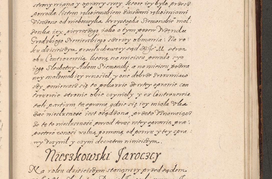 Zdjęcie nr 1054 dla obiektu archiwalnego: Acta foris saecularis coram R. D. Bernardo Maciejowski, episcopo Cracoviensi, duce Severiensis ex annis 1600 - 1606.