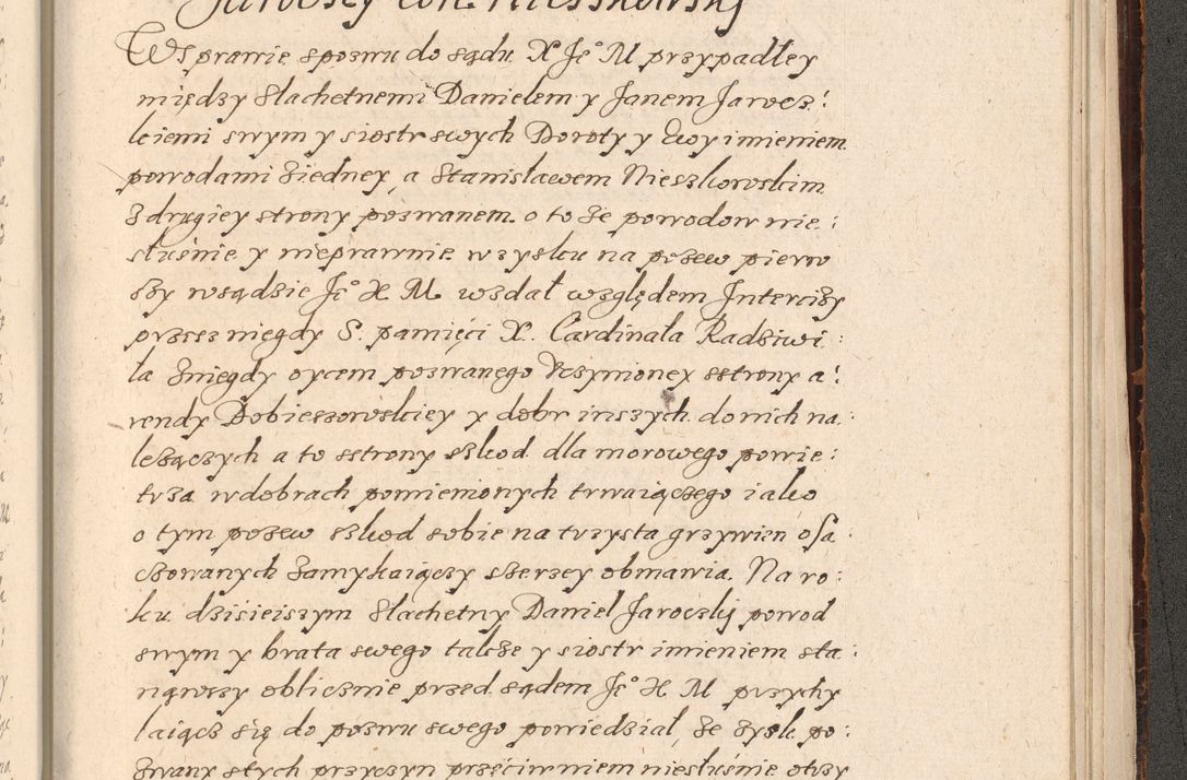 Zdjęcie nr 1044 dla obiektu archiwalnego: Acta foris saecularis coram R. D. Bernardo Maciejowski, episcopo Cracoviensi, duce Severiensis ex annis 1600 - 1606.