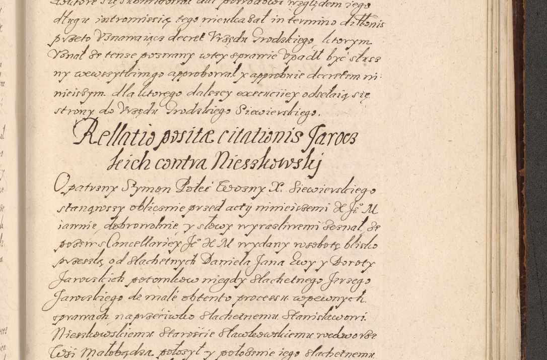 Zdjęcie nr 1036 dla obiektu archiwalnego: Acta foris saecularis coram R. D. Bernardo Maciejowski, episcopo Cracoviensi, duce Severiensis ex annis 1600 - 1606.