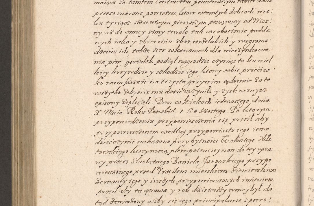 Zdjęcie nr 1033 dla obiektu archiwalnego: Acta foris saecularis coram R. D. Bernardo Maciejowski, episcopo Cracoviensi, duce Severiensis ex annis 1600 - 1606.