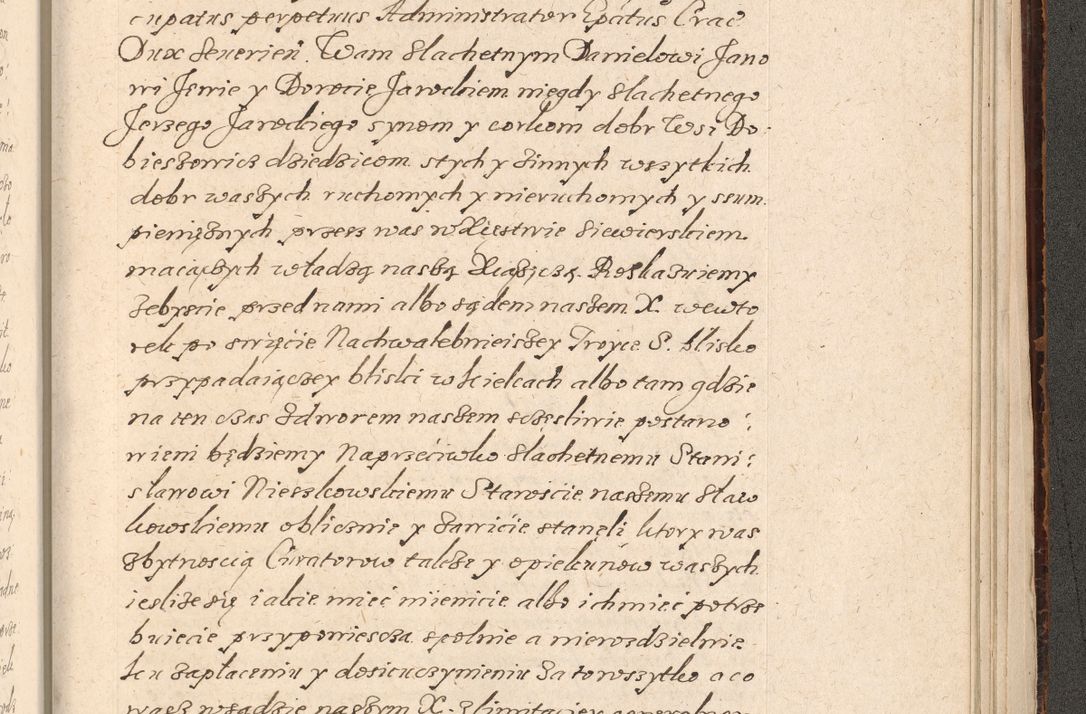 Zdjęcie nr 1028 dla obiektu archiwalnego: Acta foris saecularis coram R. D. Bernardo Maciejowski, episcopo Cracoviensi, duce Severiensis ex annis 1600 - 1606.