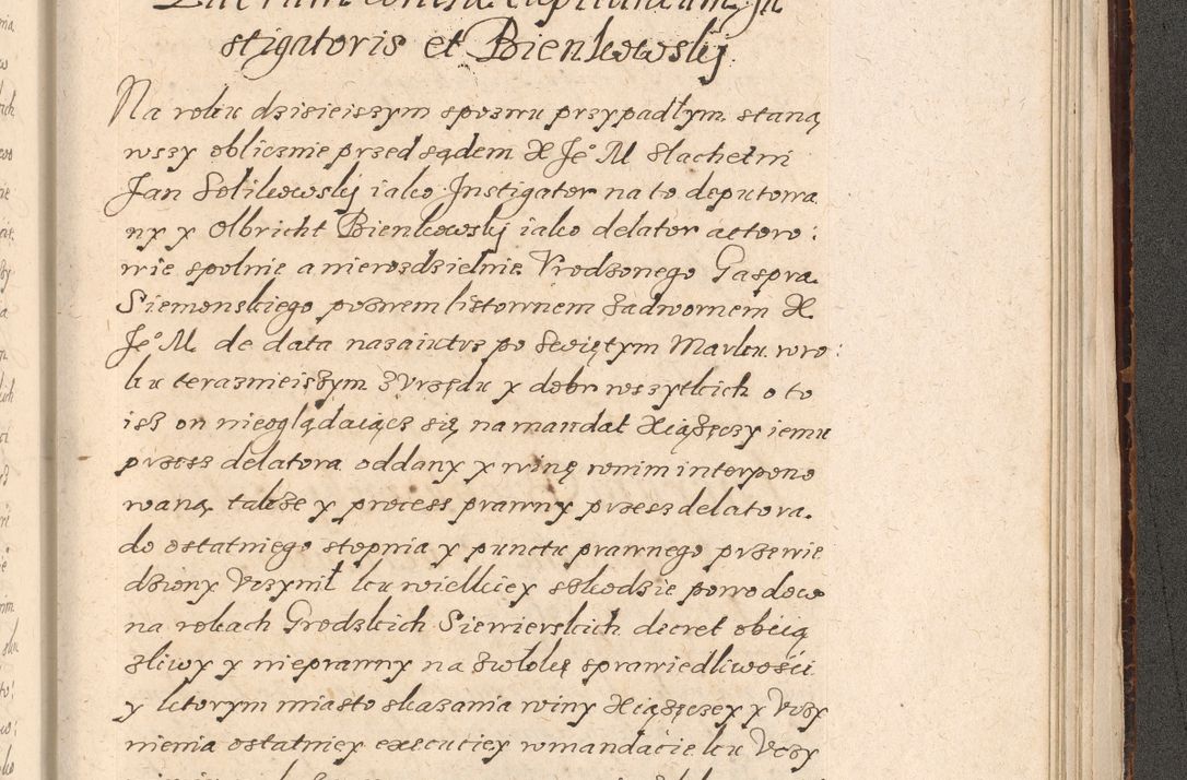Zdjęcie nr 1012 dla obiektu archiwalnego: Acta foris saecularis coram R. D. Bernardo Maciejowski, episcopo Cracoviensi, duce Severiensis ex annis 1600 - 1606.