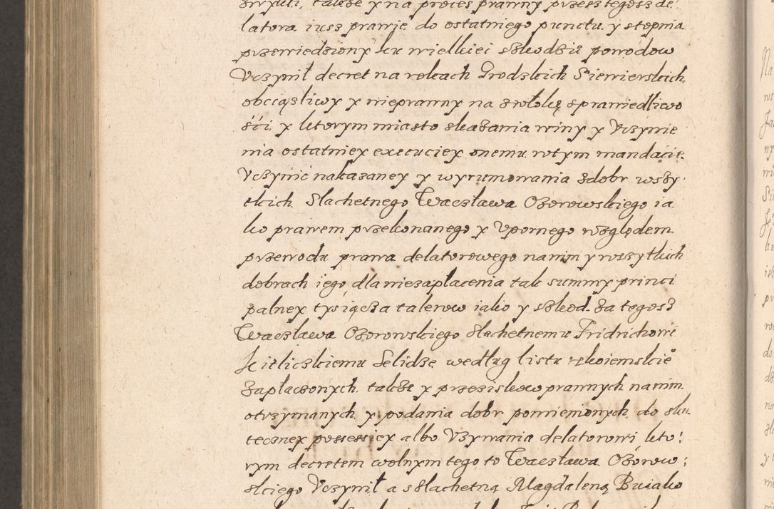 Zdjęcie nr 1011 dla obiektu archiwalnego: Acta foris saecularis coram R. D. Bernardo Maciejowski, episcopo Cracoviensi, duce Severiensis ex annis 1600 - 1606.