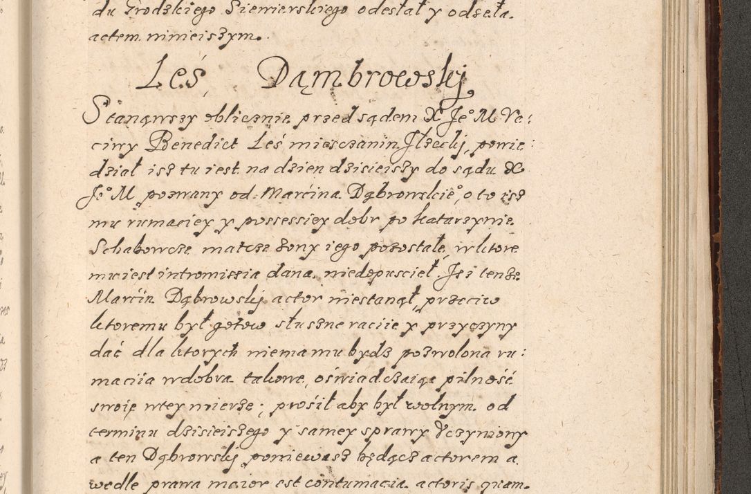 Zdjęcie nr 980 dla obiektu archiwalnego: Acta foris saecularis coram R. D. Bernardo Maciejowski, episcopo Cracoviensi, duce Severiensis ex annis 1600 - 1606.