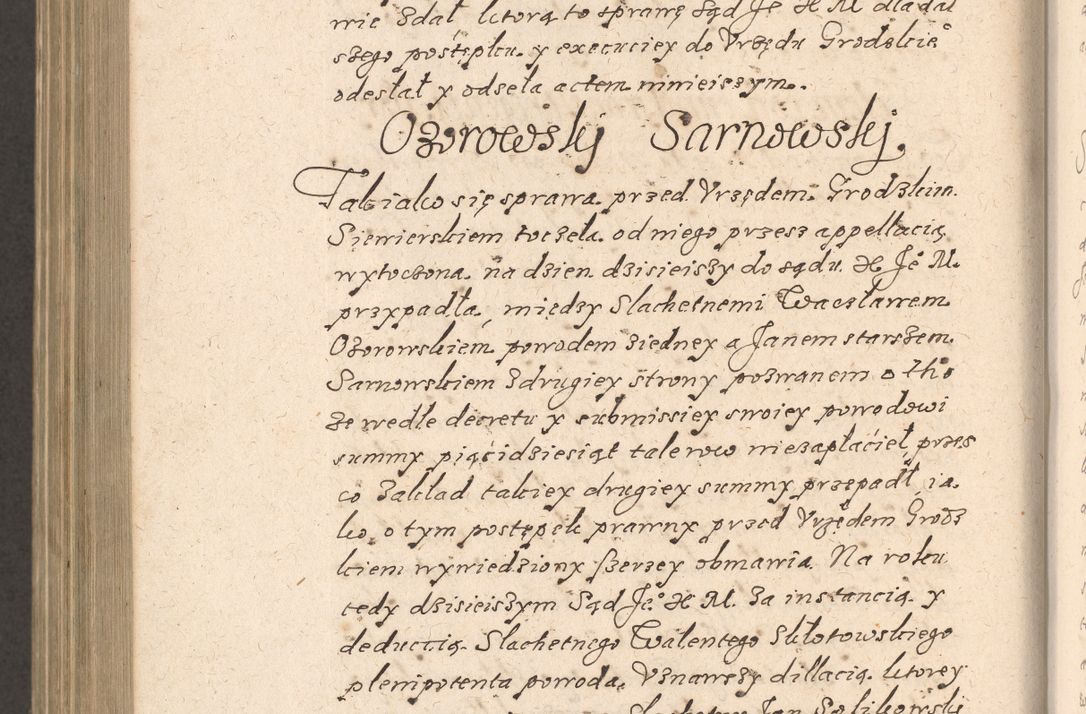 Zdjęcie nr 979 dla obiektu archiwalnego: Acta foris saecularis coram R. D. Bernardo Maciejowski, episcopo Cracoviensi, duce Severiensis ex annis 1600 - 1606.
