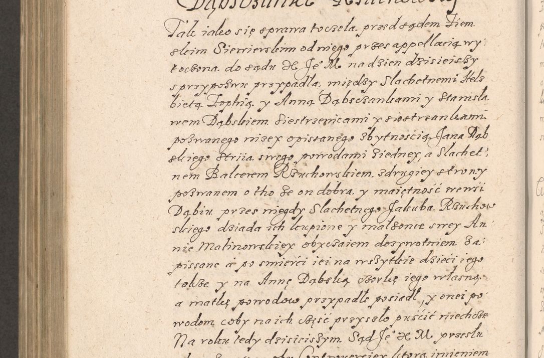 Zdjęcie nr 943 dla obiektu archiwalnego: Acta foris saecularis coram R. D. Bernardo Maciejowski, episcopo Cracoviensi, duce Severiensis ex annis 1600 - 1606.