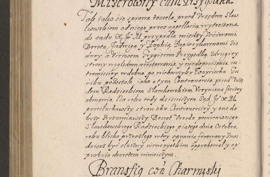 Zdjęcie nr 939 dla obiektu archiwalnego: Acta foris saecularis coram R. D. Bernardo Maciejowski, episcopo Cracoviensi, duce Severiensis ex annis 1600 - 1606.