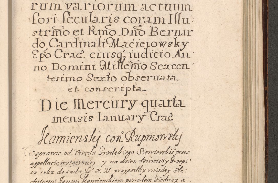 Zdjęcie nr 928 dla obiektu archiwalnego: Acta foris saecularis coram R. D. Bernardo Maciejowski, episcopo Cracoviensi, duce Severiensis ex annis 1600 - 1606.