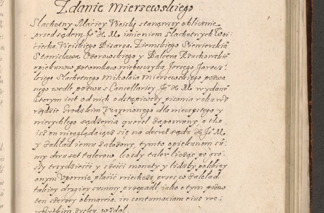 Zdjęcie nr 916 dla obiektu archiwalnego: Acta foris saecularis coram R. D. Bernardo Maciejowski, episcopo Cracoviensi, duce Severiensis ex annis 1600 - 1606.