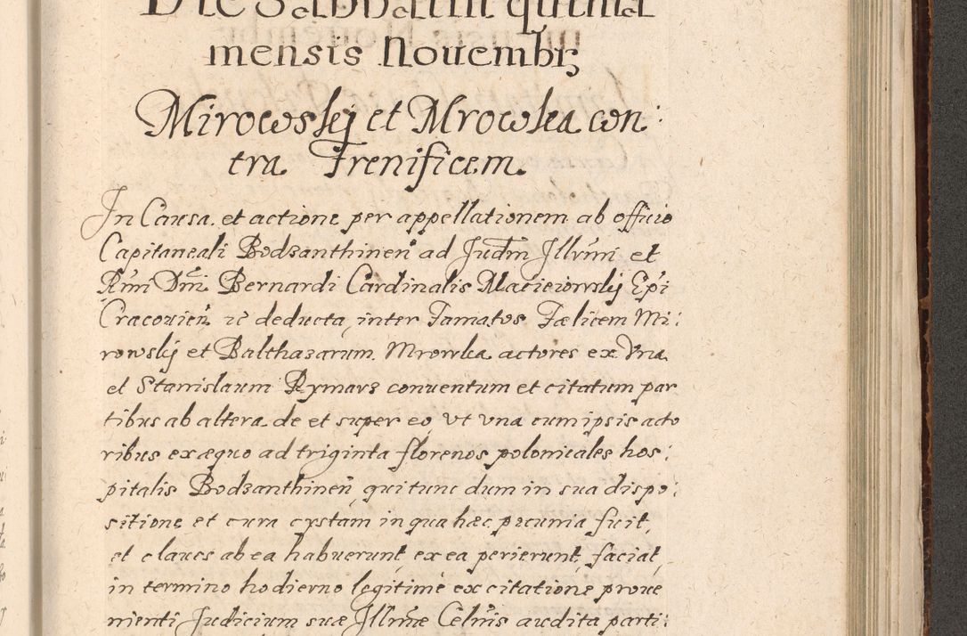 Zdjęcie nr 904 dla obiektu archiwalnego: Acta foris saecularis coram R. D. Bernardo Maciejowski, episcopo Cracoviensi, duce Severiensis ex annis 1600 - 1606.