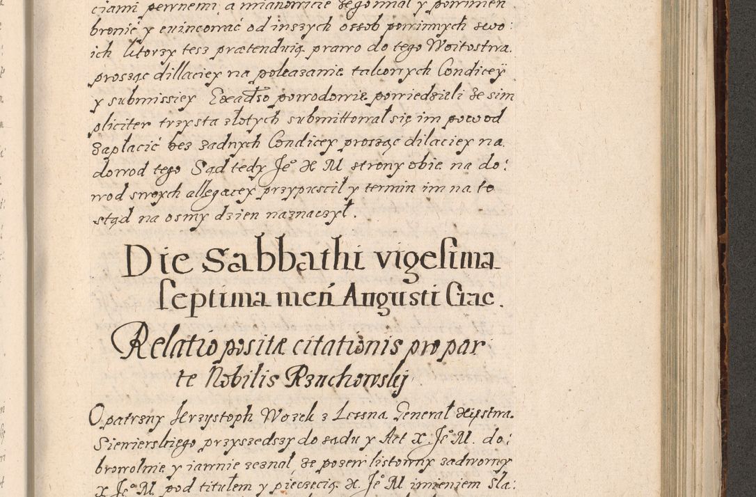 Zdjęcie nr 878 dla obiektu archiwalnego: Acta foris saecularis coram R. D. Bernardo Maciejowski, episcopo Cracoviensi, duce Severiensis ex annis 1600 - 1606.