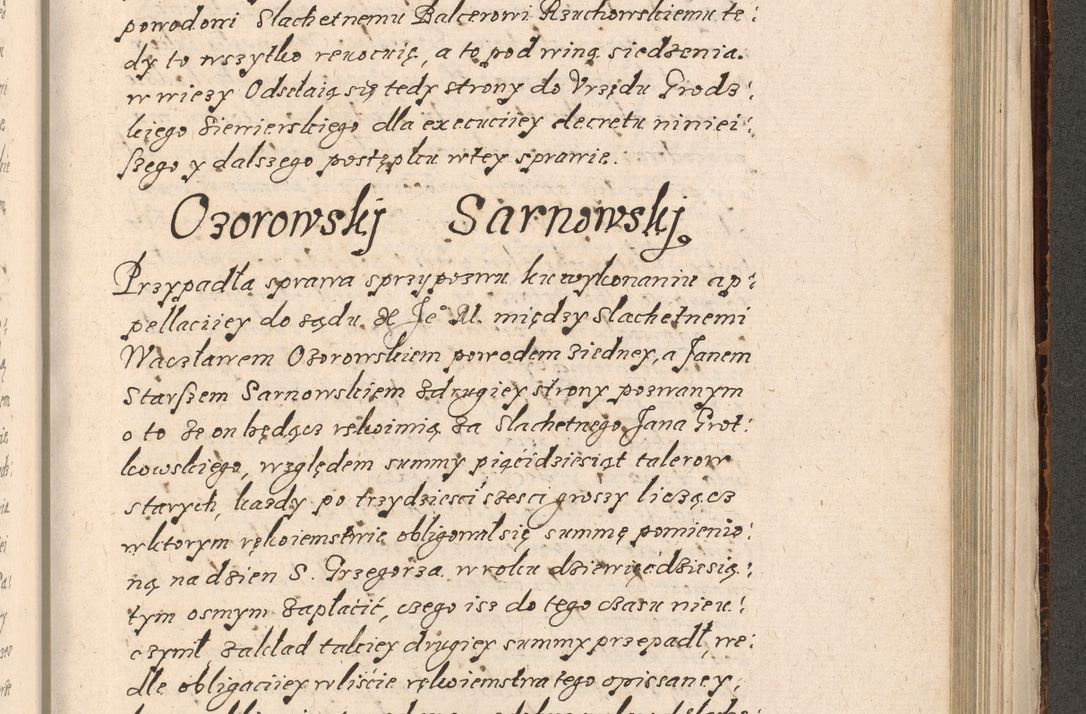 Zdjęcie nr 868 dla obiektu archiwalnego: Acta foris saecularis coram R. D. Bernardo Maciejowski, episcopo Cracoviensi, duce Severiensis ex annis 1600 - 1606.