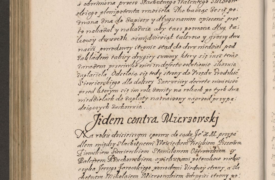 Zdjęcie nr 863 dla obiektu archiwalnego: Acta foris saecularis coram R. D. Bernardo Maciejowski, episcopo Cracoviensi, duce Severiensis ex annis 1600 - 1606.
