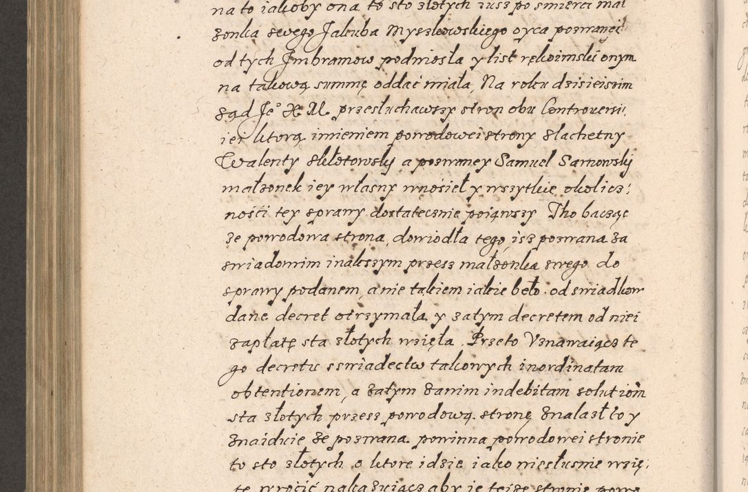 Zdjęcie nr 853 dla obiektu archiwalnego: Acta foris saecularis coram R. D. Bernardo Maciejowski, episcopo Cracoviensi, duce Severiensis ex annis 1600 - 1606.