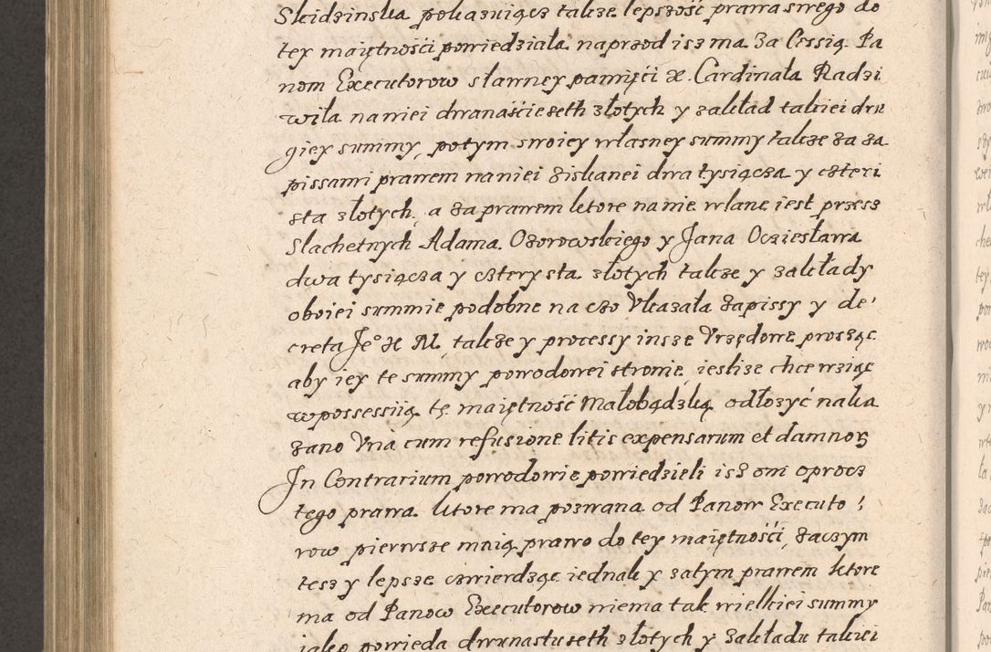 Zdjęcie nr 825 dla obiektu archiwalnego: Acta foris saecularis coram R. D. Bernardo Maciejowski, episcopo Cracoviensi, duce Severiensis ex annis 1600 - 1606.