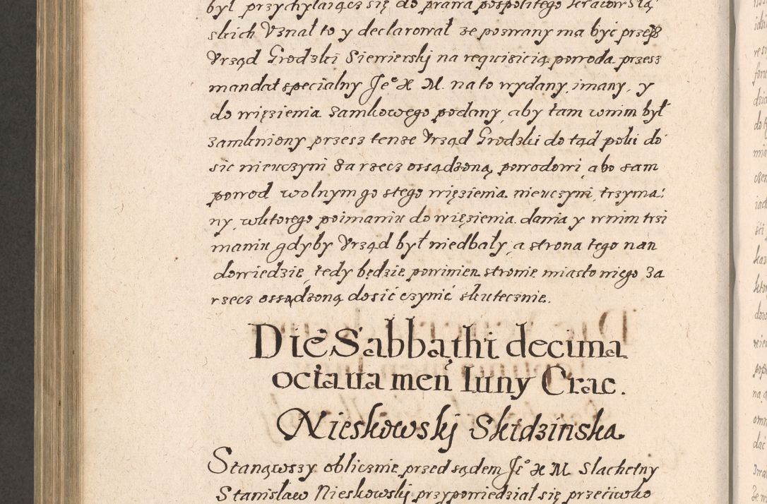 Zdjęcie nr 817 dla obiektu archiwalnego: Acta foris saecularis coram R. D. Bernardo Maciejowski, episcopo Cracoviensi, duce Severiensis ex annis 1600 - 1606.