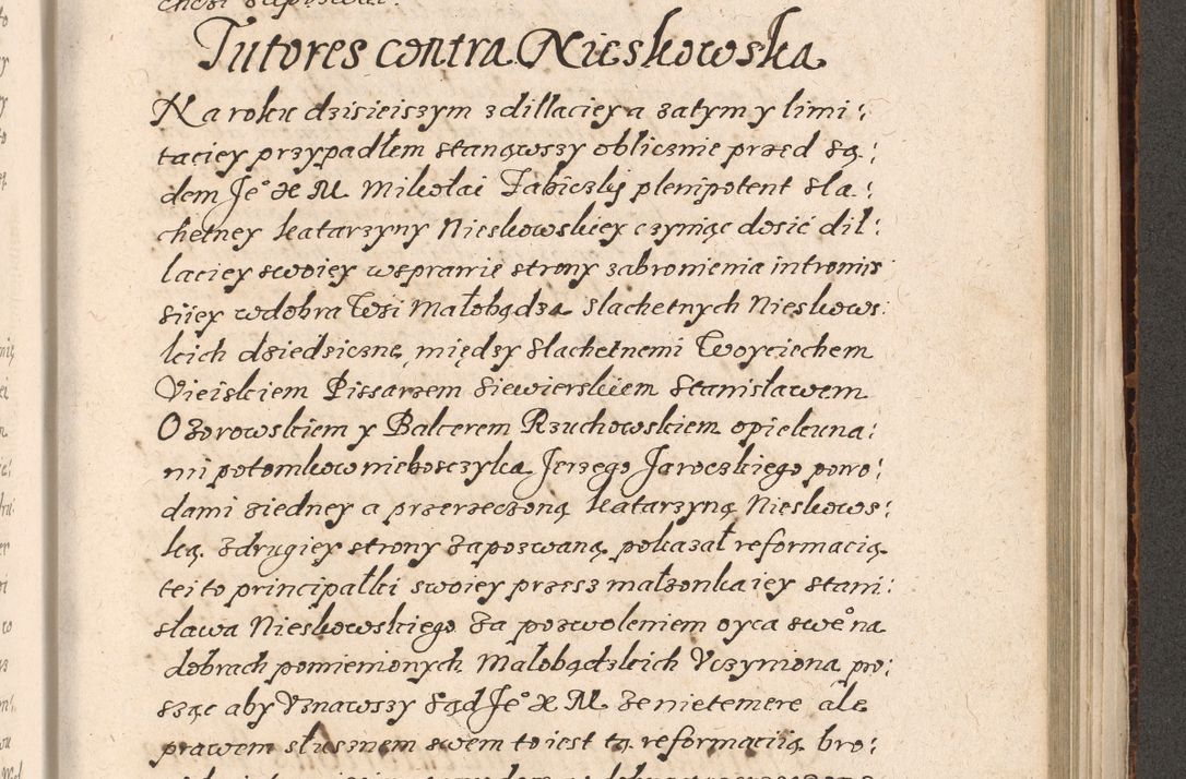 Zdjęcie nr 814 dla obiektu archiwalnego: Acta foris saecularis coram R. D. Bernardo Maciejowski, episcopo Cracoviensi, duce Severiensis ex annis 1600 - 1606.