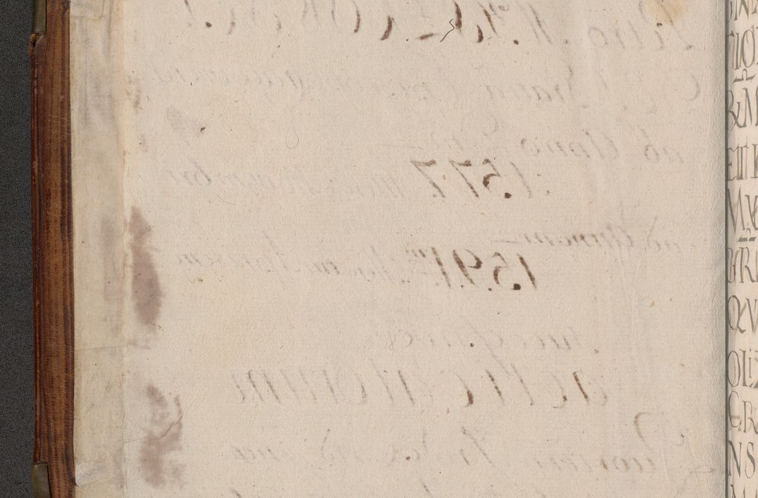 Zdjęcie nr 5 dla obiektu archiwalnego: Acta actorum, constitutionum, obligationum, resignationum, quietationum tempore R. D. Petr Myszkowski, episcopi Cracoviensis, qui post mortem R. D. Francisci Krasiński, episcopi Cracoviensis solius Dei optimi maximi benignitate, Serenissimi Stephani regis Poloniase favore et clementia ex Plocensi ad Cracoviensem auctoritate Ssmi Gregorii XIII successit ab anno 1577 mense Novembri ad annum 1591 mensem Aprilem successive acticatorum.