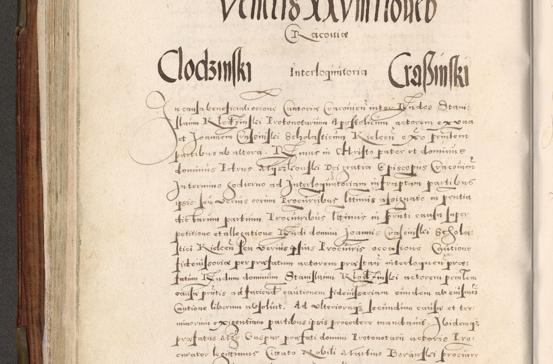 Zdjęcie nr 207 dla obiektu archiwalnego: Acta actorum, constitutionum, obligationum, resignationum, quietationum tempore R. D. Petr Myszkowski, episcopi Cracoviensis, qui post mortem R. D. Francisci Krasiński, episcopi Cracoviensis solius Dei optimi maximi benignitate, Serenissimi Stephani regis Poloniase favore et clementia ex Plocensi ad Cracoviensem auctoritate Ssmi Gregorii XIII successit ab anno 1577 mense Novembri ad annum 1591 mensem Aprilem successive acticatorum.