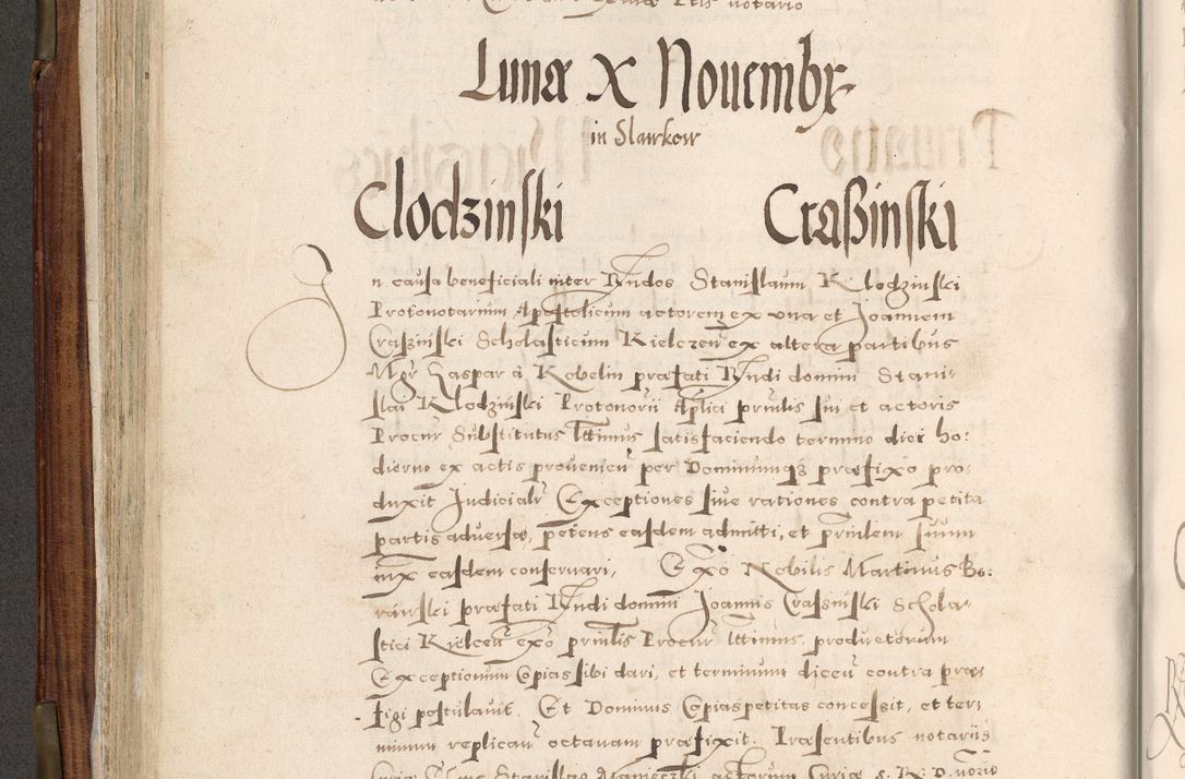 Zdjęcie nr 203 dla obiektu archiwalnego: Acta actorum, constitutionum, obligationum, resignationum, quietationum tempore R. D. Petr Myszkowski, episcopi Cracoviensis, qui post mortem R. D. Francisci Krasiński, episcopi Cracoviensis solius Dei optimi maximi benignitate, Serenissimi Stephani regis Poloniase favore et clementia ex Plocensi ad Cracoviensem auctoritate Ssmi Gregorii XIII successit ab anno 1577 mense Novembri ad annum 1591 mensem Aprilem successive acticatorum.