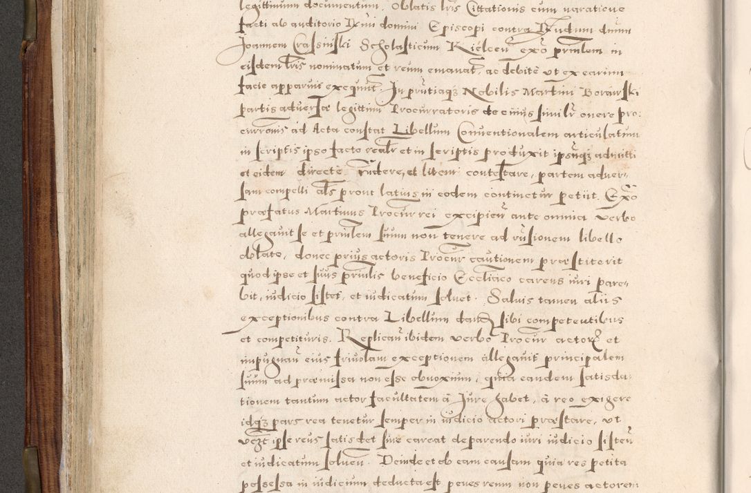 Zdjęcie nr 201 dla obiektu archiwalnego: Acta actorum, constitutionum, obligationum, resignationum, quietationum tempore R. D. Petr Myszkowski, episcopi Cracoviensis, qui post mortem R. D. Francisci Krasiński, episcopi Cracoviensis solius Dei optimi maximi benignitate, Serenissimi Stephani regis Poloniase favore et clementia ex Plocensi ad Cracoviensem auctoritate Ssmi Gregorii XIII successit ab anno 1577 mense Novembri ad annum 1591 mensem Aprilem successive acticatorum.