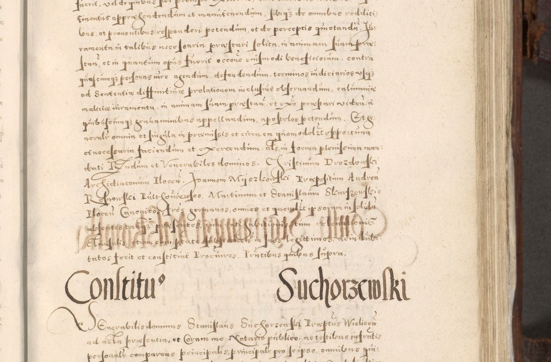 Zdjęcie nr 196 dla obiektu archiwalnego: Acta actorum, constitutionum, obligationum, resignationum, quietationum tempore R. D. Petr Myszkowski, episcopi Cracoviensis, qui post mortem R. D. Francisci Krasiński, episcopi Cracoviensis solius Dei optimi maximi benignitate, Serenissimi Stephani regis Poloniase favore et clementia ex Plocensi ad Cracoviensem auctoritate Ssmi Gregorii XIII successit ab anno 1577 mense Novembri ad annum 1591 mensem Aprilem successive acticatorum.