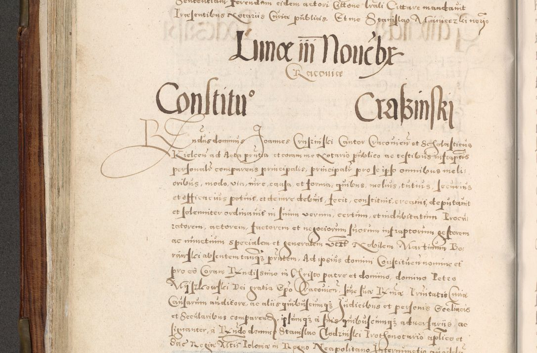 Zdjęcie nr 189 dla obiektu archiwalnego: Acta actorum, constitutionum, obligationum, resignationum, quietationum tempore R. D. Petr Myszkowski, episcopi Cracoviensis, qui post mortem R. D. Francisci Krasiński, episcopi Cracoviensis solius Dei optimi maximi benignitate, Serenissimi Stephani regis Poloniase favore et clementia ex Plocensi ad Cracoviensem auctoritate Ssmi Gregorii XIII successit ab anno 1577 mense Novembri ad annum 1591 mensem Aprilem successive acticatorum.