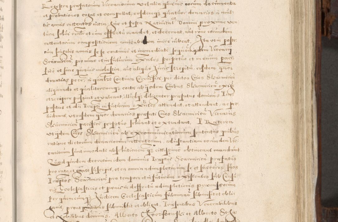 Zdjęcie nr 186 dla obiektu archiwalnego: Acta actorum, constitutionum, obligationum, resignationum, quietationum tempore R. D. Petr Myszkowski, episcopi Cracoviensis, qui post mortem R. D. Francisci Krasiński, episcopi Cracoviensis solius Dei optimi maximi benignitate, Serenissimi Stephani regis Poloniase favore et clementia ex Plocensi ad Cracoviensem auctoritate Ssmi Gregorii XIII successit ab anno 1577 mense Novembri ad annum 1591 mensem Aprilem successive acticatorum.